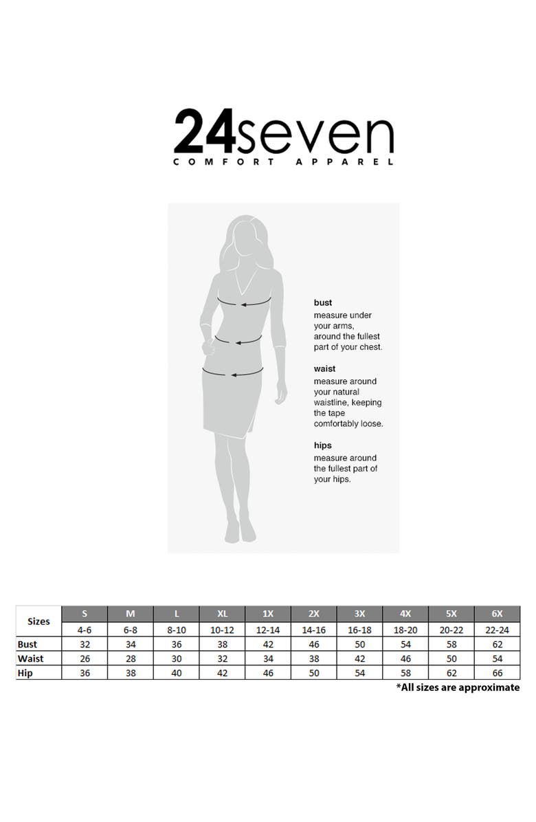 24seven Comfort Apparel Maternity Fit and Flare Sleeveless Midi Dress with Pockets, Alternate, color, Black