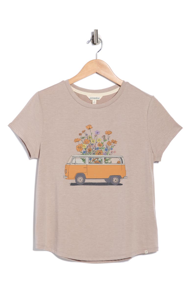 MARIKA Monica Graphic T-Shirt, Alternate, color, Heahter Atmosphere Floral