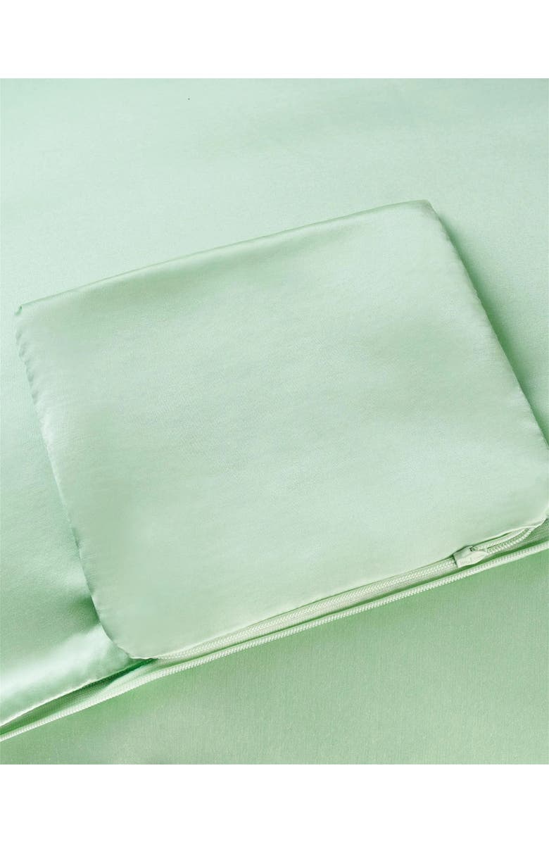 Lilysilk LILYHERB<sup>®</sup> Mint Silk Pillowcase, Alternate, color, Green