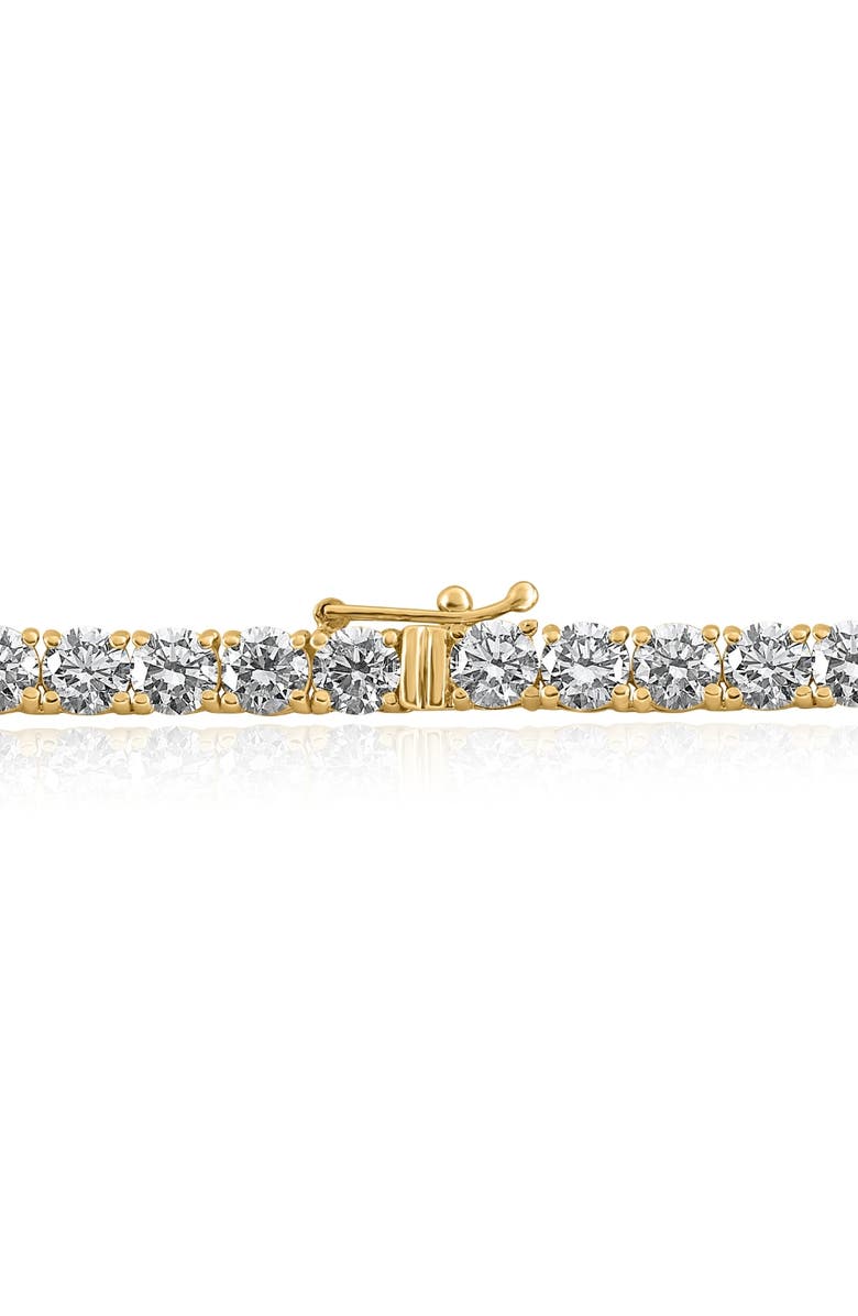 Bliss Diamond 29 Ct Diamond Tennis Necklace 14K Gold 16" Lab Grown, Alternate, color, 14K Yellow Gold