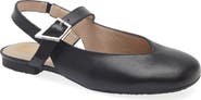 Wonders Round Toe Slingback Flat