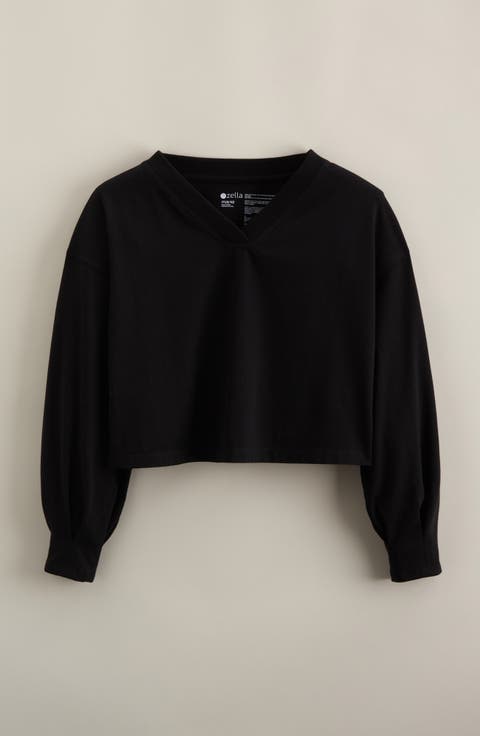 Kids' Relax Long Sleeve V-Neck T-Shirt (Big Kid)