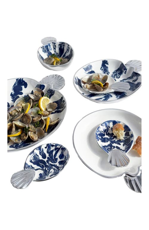 Lunares La Mar Round Serving Platter In Multi
