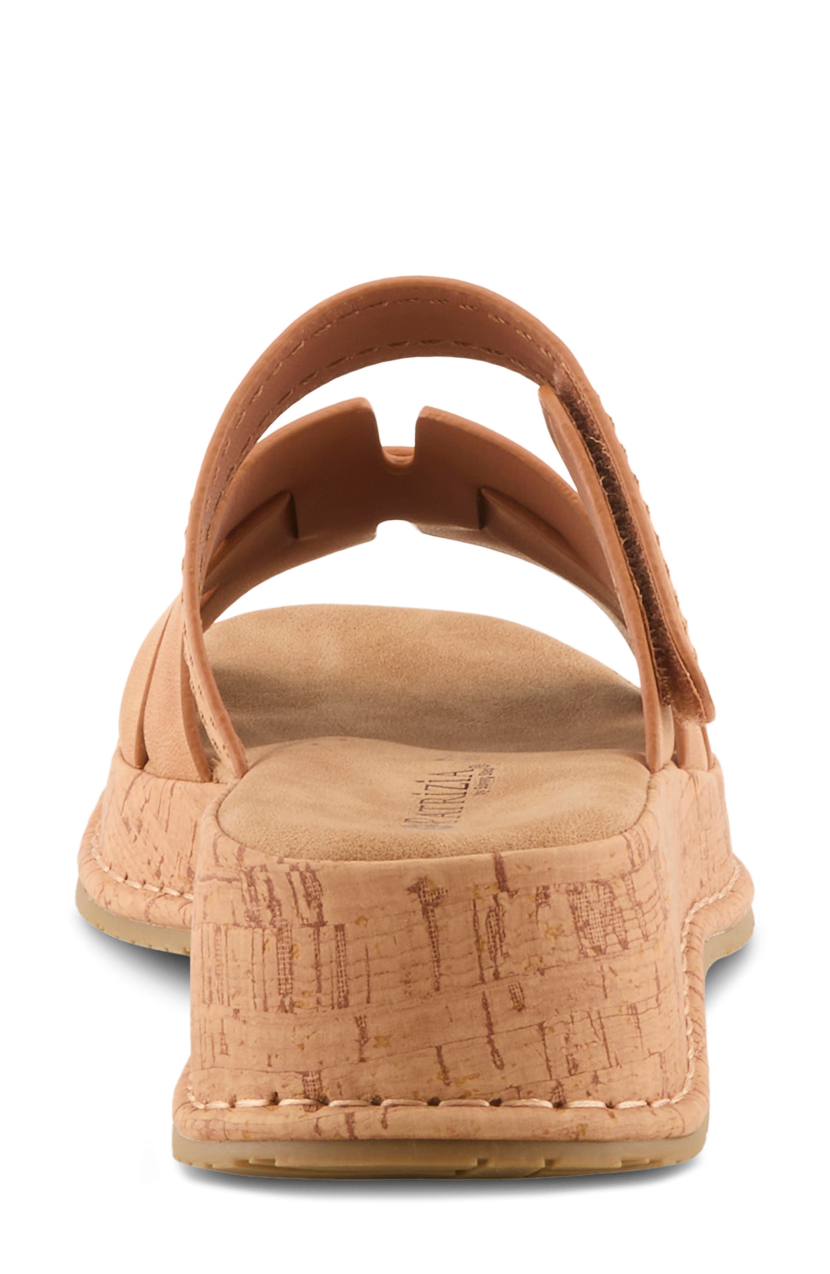 Markale Platform Wedge Sandal, Alternate, color, CAMEL