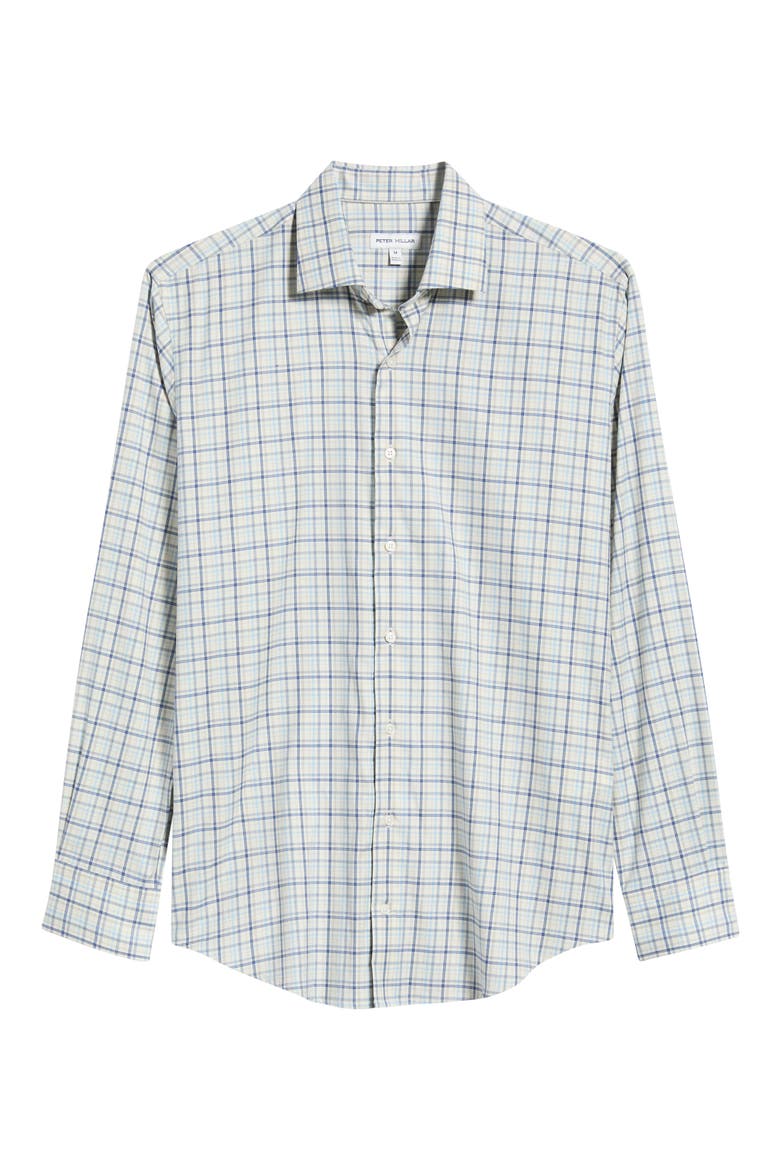 Wyatt Check Stretch Soft Twill Button-Up Shirt, Alternate, color, MULTI