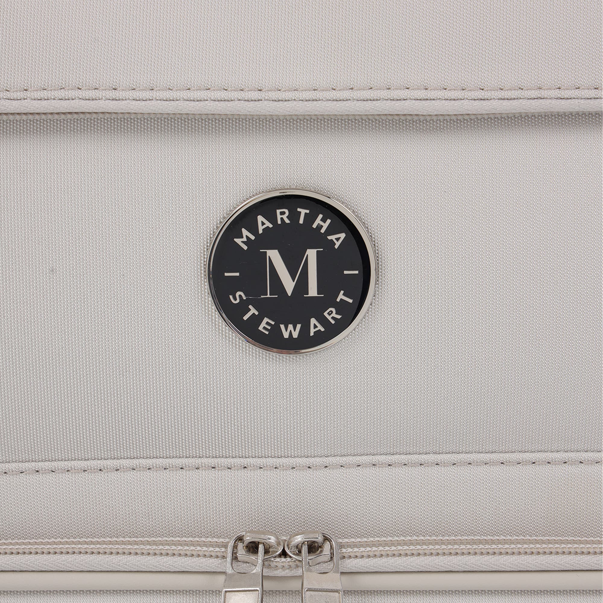 MARTHA STEWART 3-Piece Softside Luggage Set - 22" Carry-On, 27" Medium, 31" Large - 8 Spinner Wheels, Expandable Softshell, Alternate, color, Light Grey