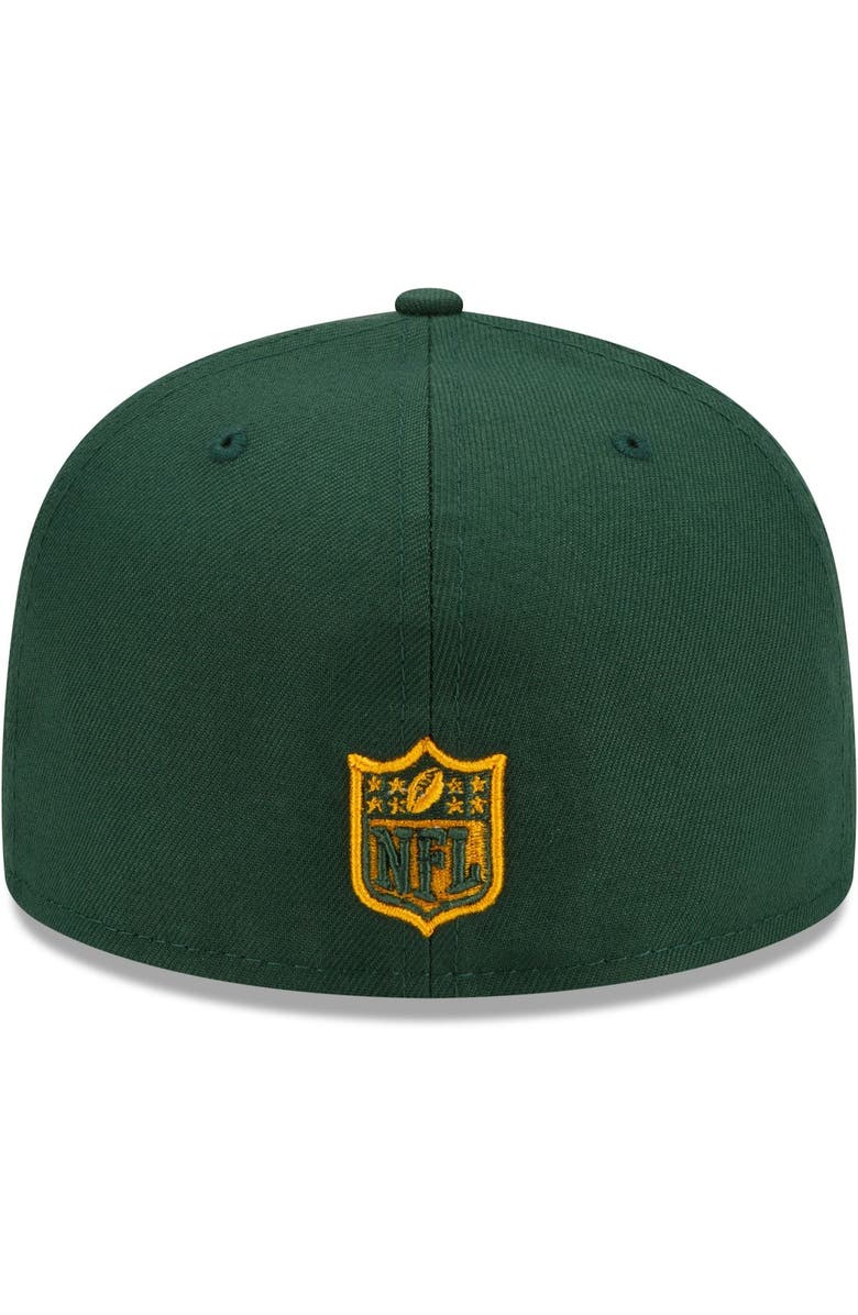 New Era Men's New Era Green Green Bay Packers City Cluster 59FIFTY Fitted Hat, Alternate, color, 