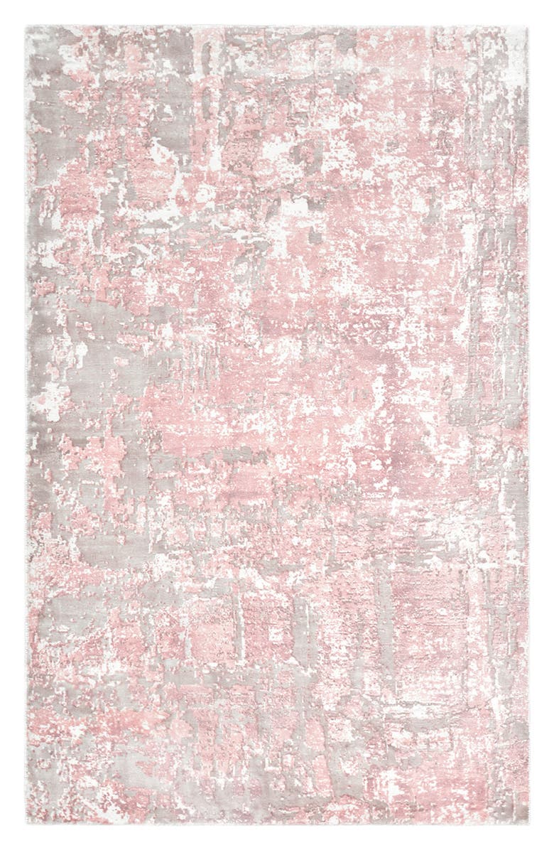 Solo Rugs Blush Handmade Area Rug, Main, color, Pink
