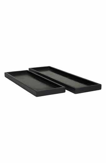 VIVIAN LUNE HOME Set of 2 Marble Trays