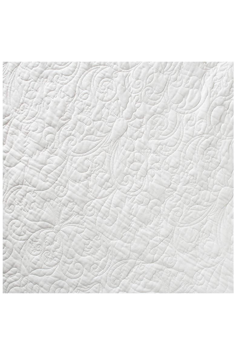 Heirloom Crochet Quilt Set, Alternate, color, WHITE