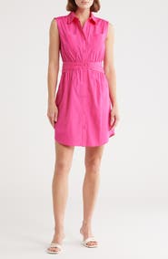 Derek Lam 10 Crosby Cora Sleeveless Cotton Shirtdress