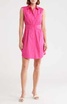 Derek Lam 10 Crosby Cora Sleeveless Cotton Shirtdress