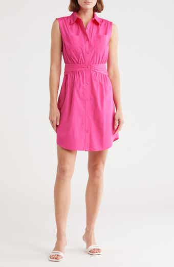 Derek Lam 10 Crosby Cora Sleeveless Cotton Shirtdress