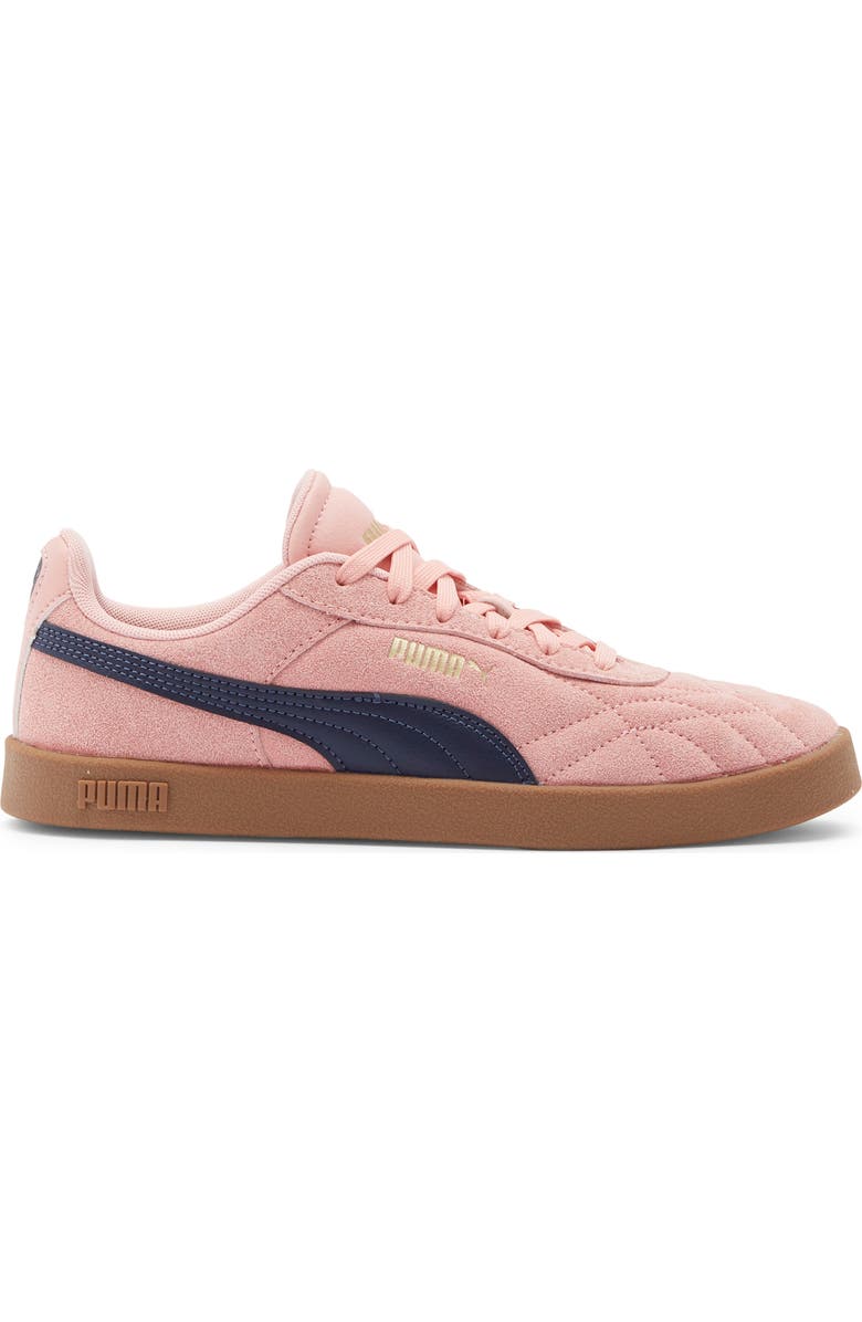 PUMA Club II Indoor Sneaker, Alternate, color, Rosy Outlook/ Puma Navy