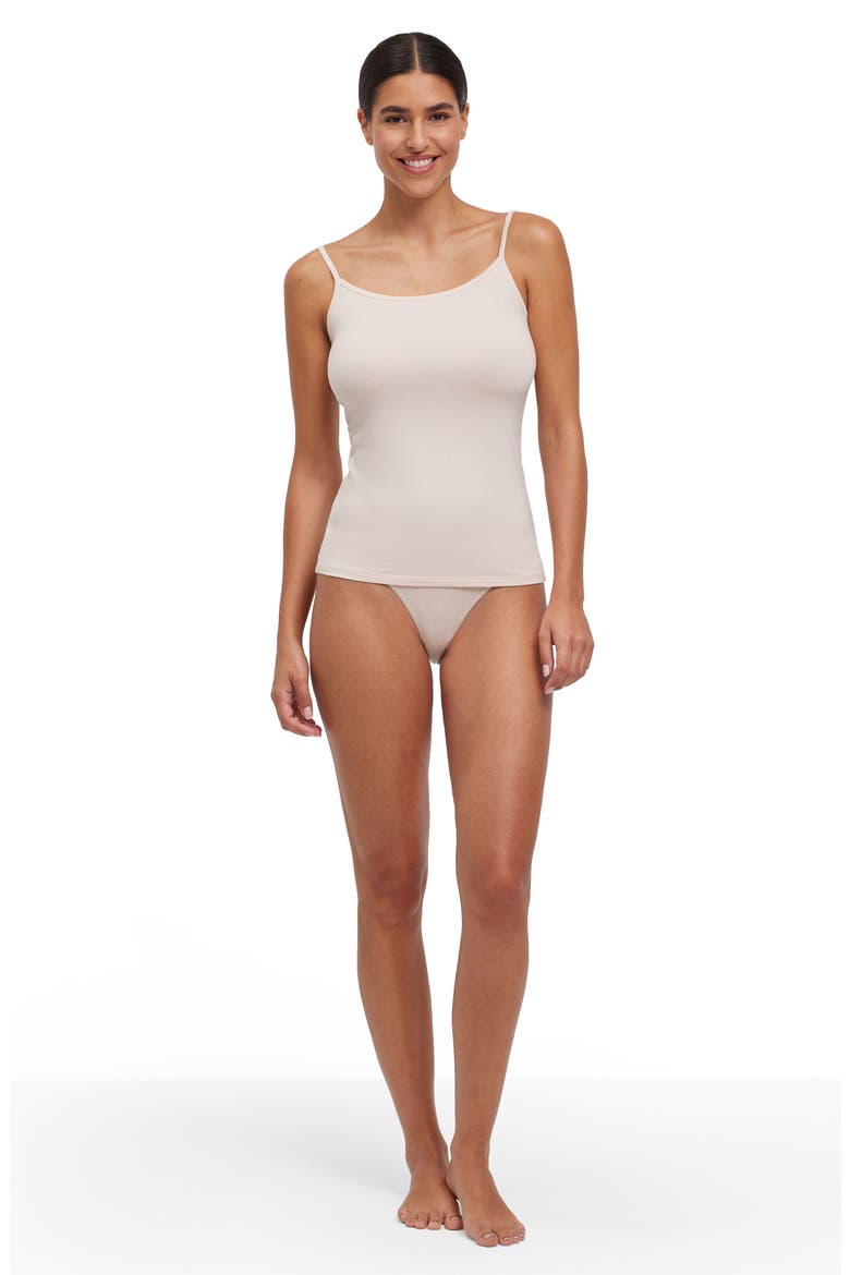 Daily Climate Cotton Blend Camisole, Alternate, color, OATMEAL