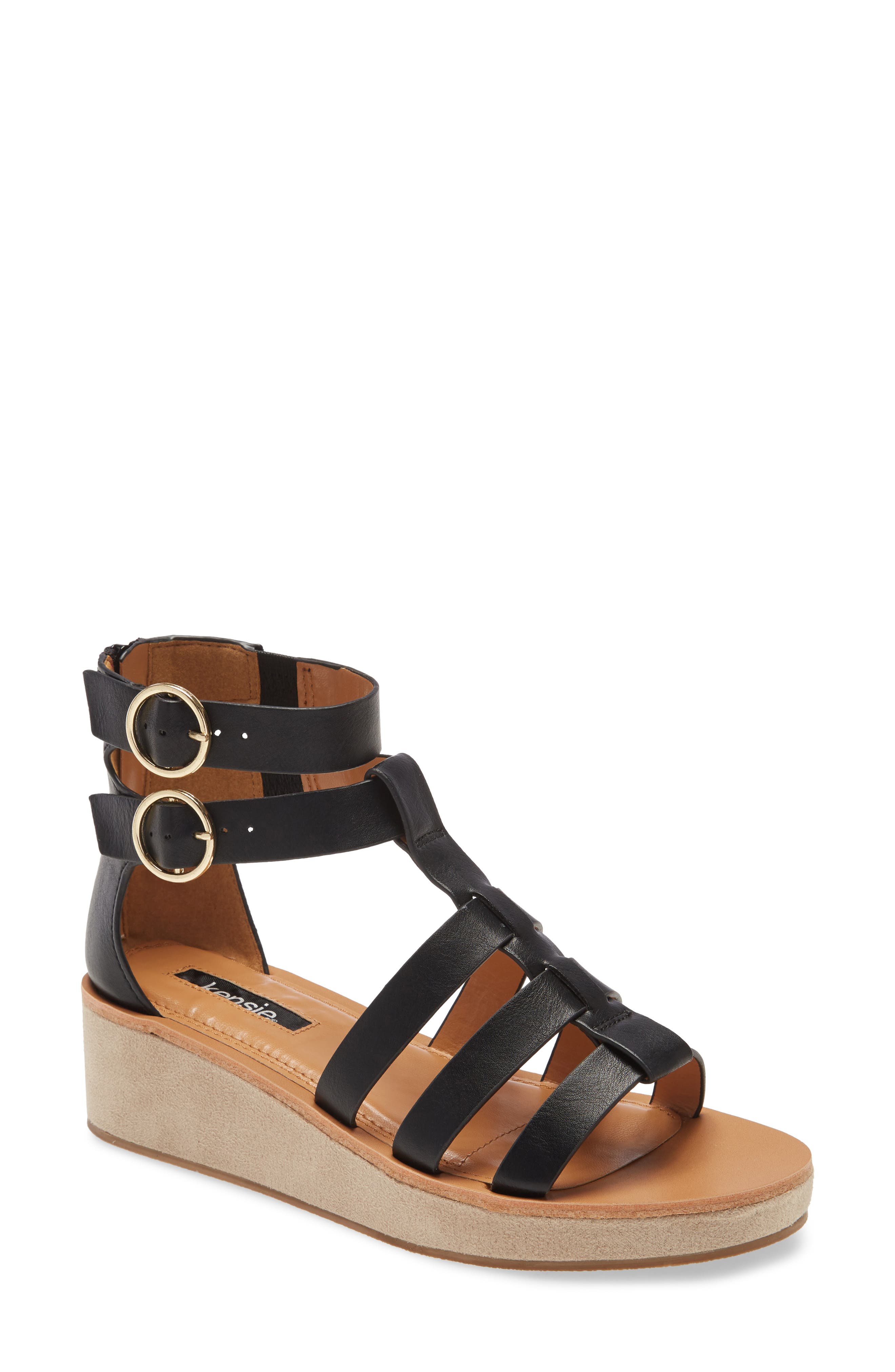 Kensie Weldon Wedge Sandal, Main, color, 