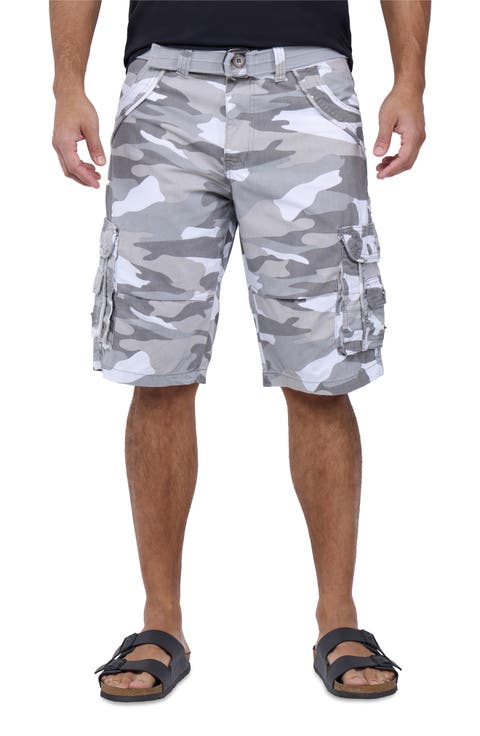 Belted Bermuda Cargo Shorts (Regular & Big)