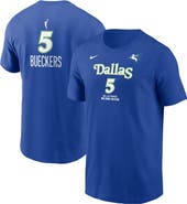 Nike Men's Nike Paige Bueckers Blue Dallas Wings Name & Number Rebel Edition T-Shirt