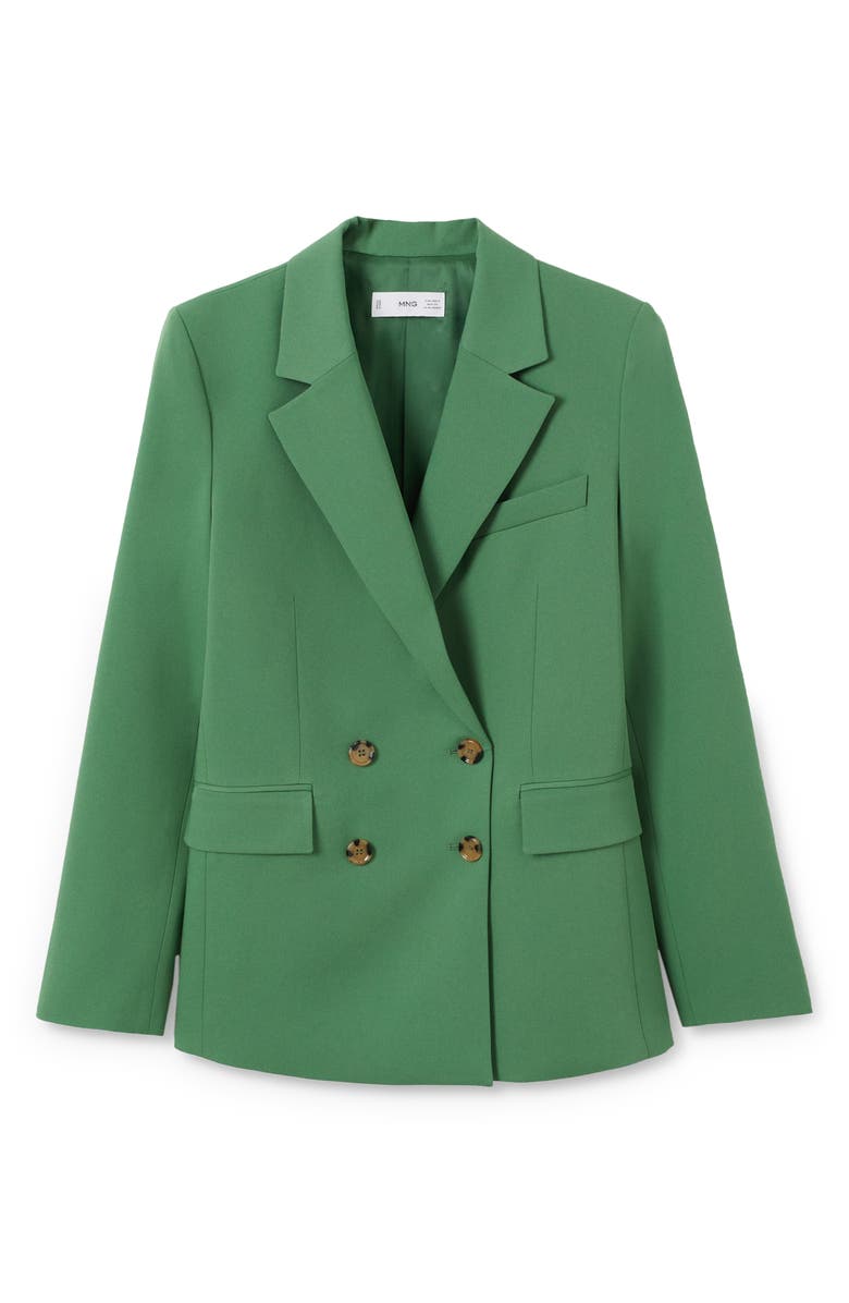 MANGO Double Breasted Blazer, Alternate, color,