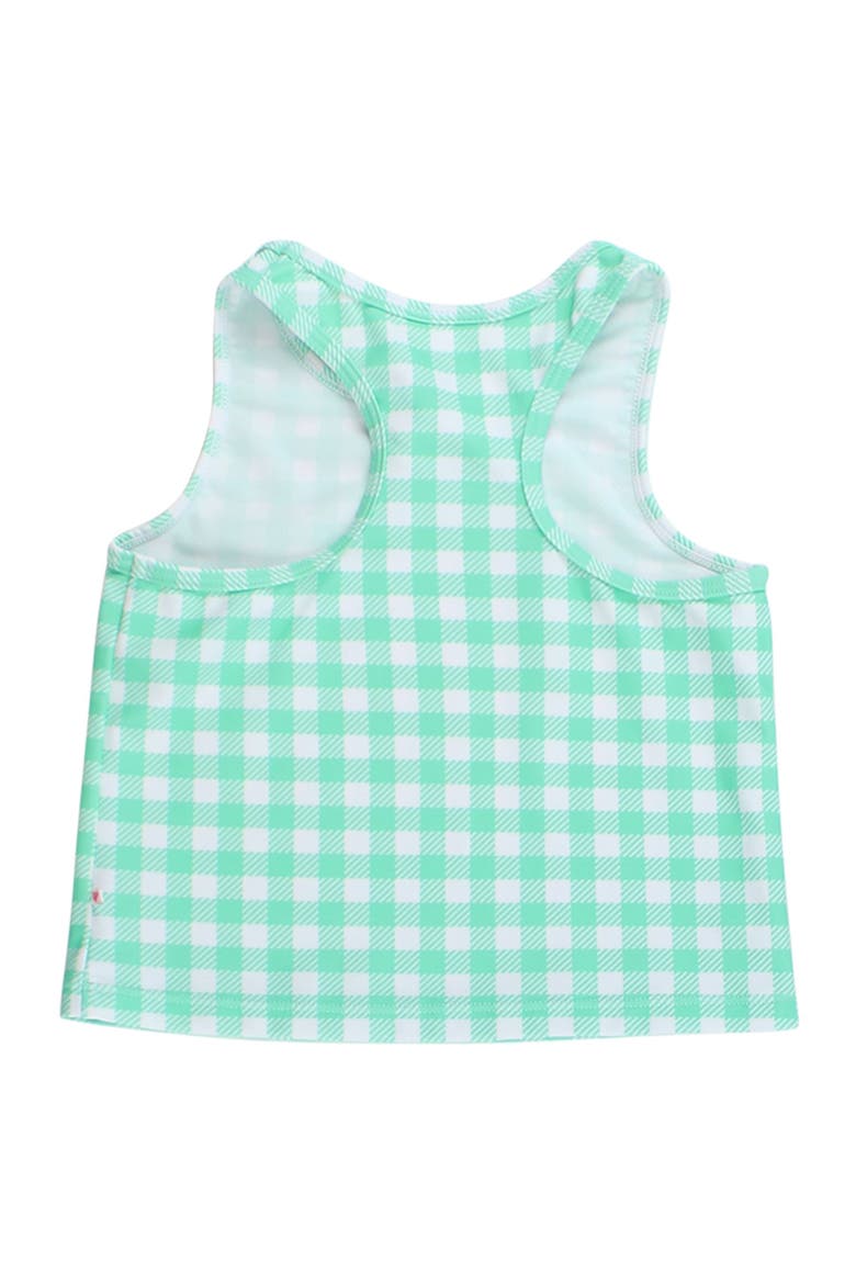 Girls UPF50+ Active Tank Top, Alternate, color, Spring Green Gingham