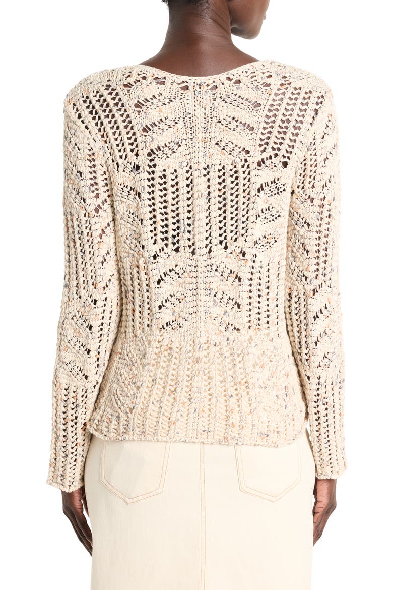 Open Stitch Sweater, Alternate, color, NEUTRAL MULTI