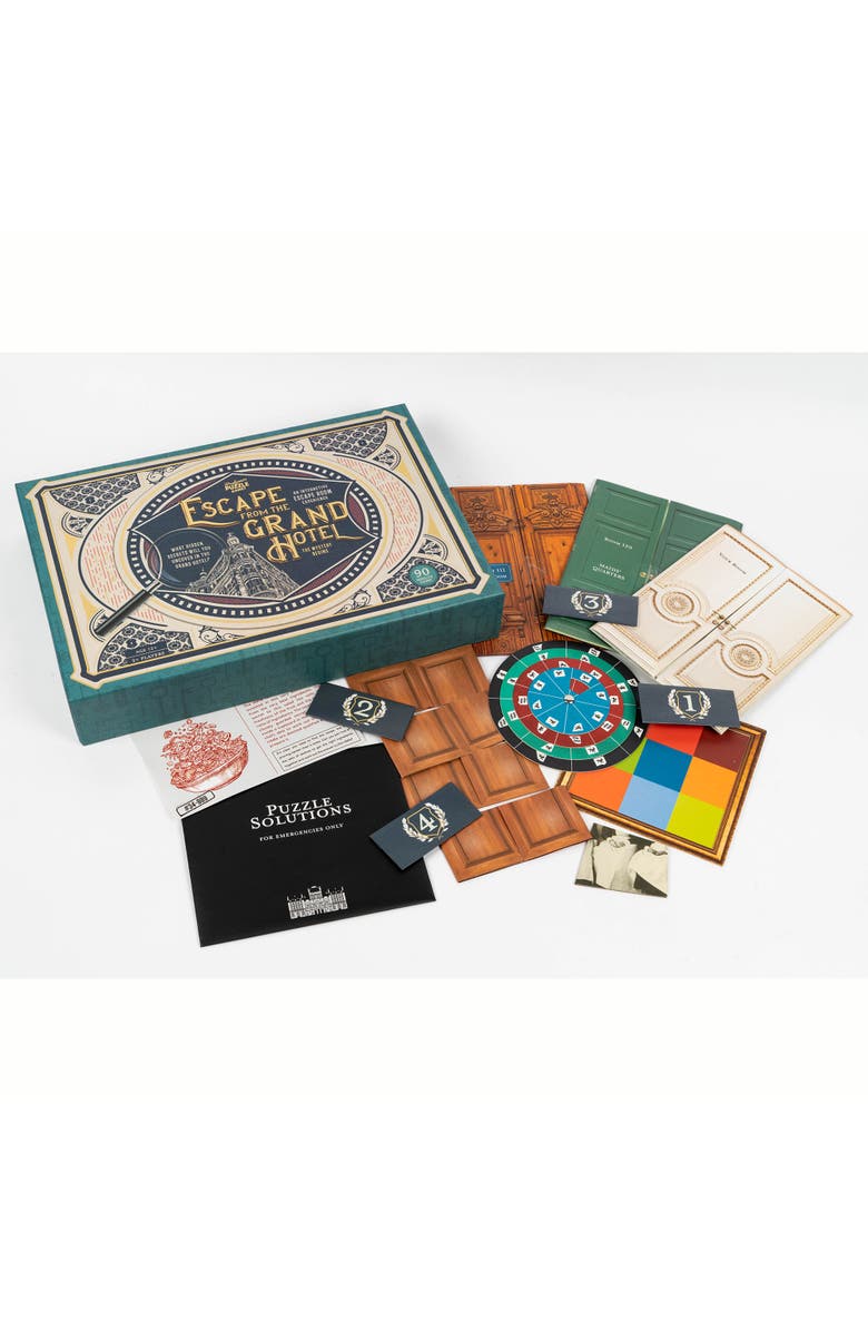 Professor Puzzle Escape Grand Hotel Escape Room Game, 12+, Alternate, color,