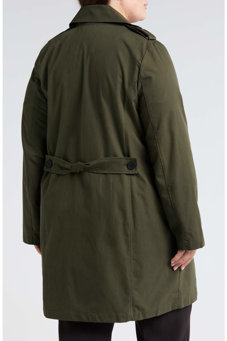 Derjon Double Breasted Trench Coat, Alternate, color, CAMO