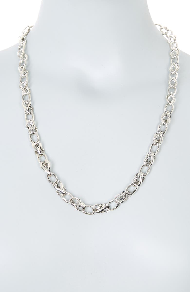 John Hardy Asli Sterling Silver Chain Link Necklace, Alternate, color, 