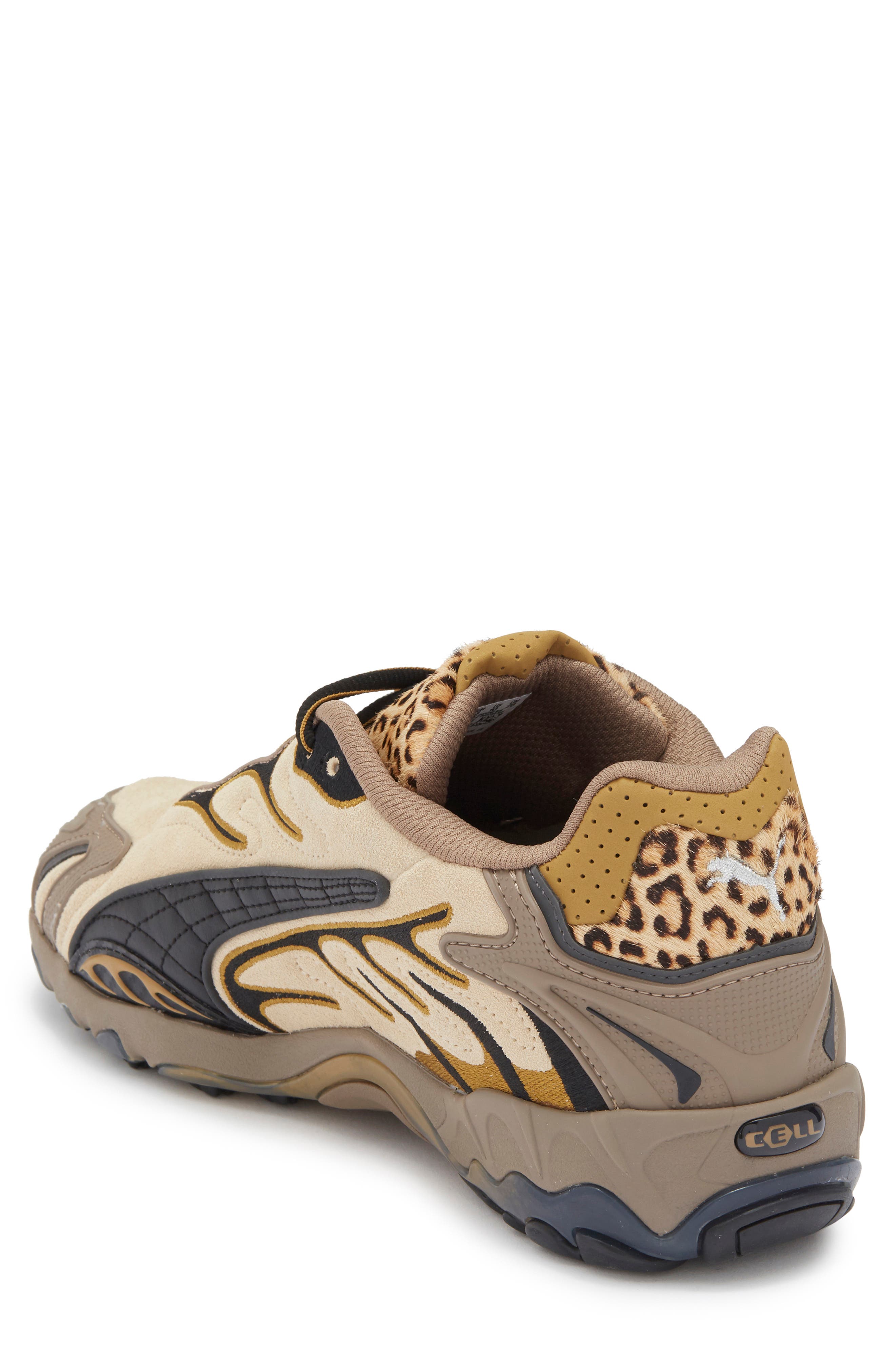 PUMA x A$AP Rocky Inhale Sneaker, Alternate, color, Almond Print Calf Hair/ Black