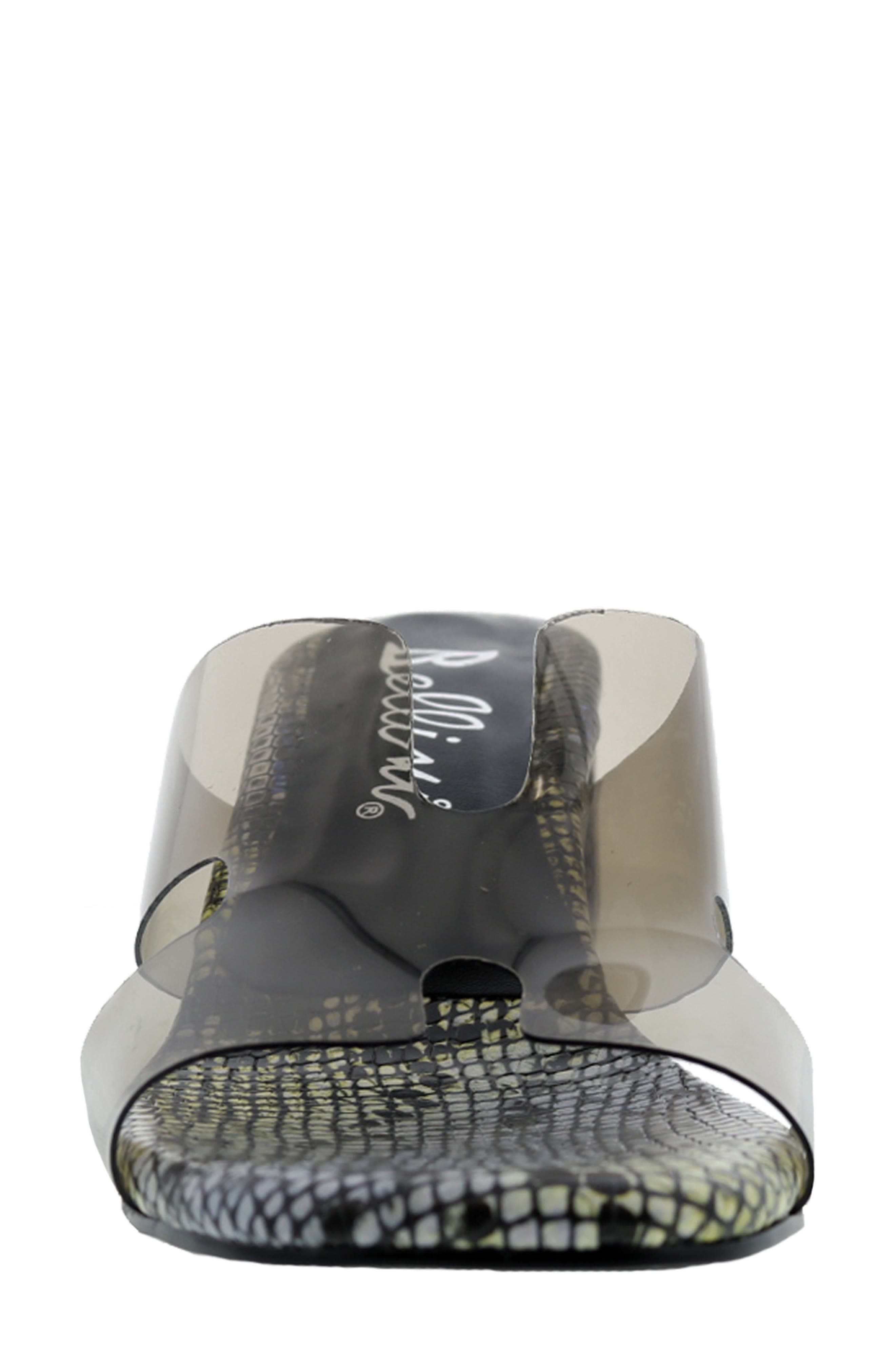 BELLINI Faze Transparent Block Heel Sandal, Alternate, color, Black
