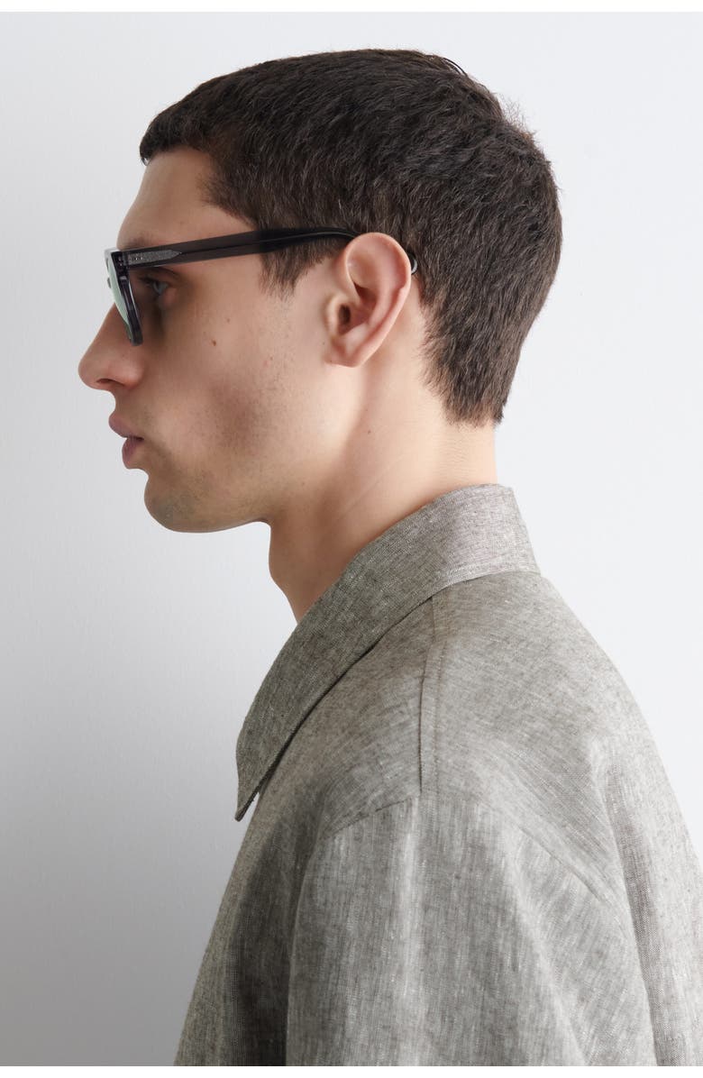COS D-frame Sunglasses, Alternate, color, Graphite