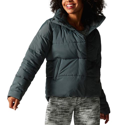 Tavi Winterly Puffer Jacket In Green