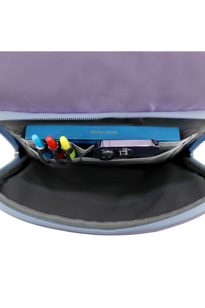 Junior Backpack With Lunch Box For School, Alternate, color, Purple