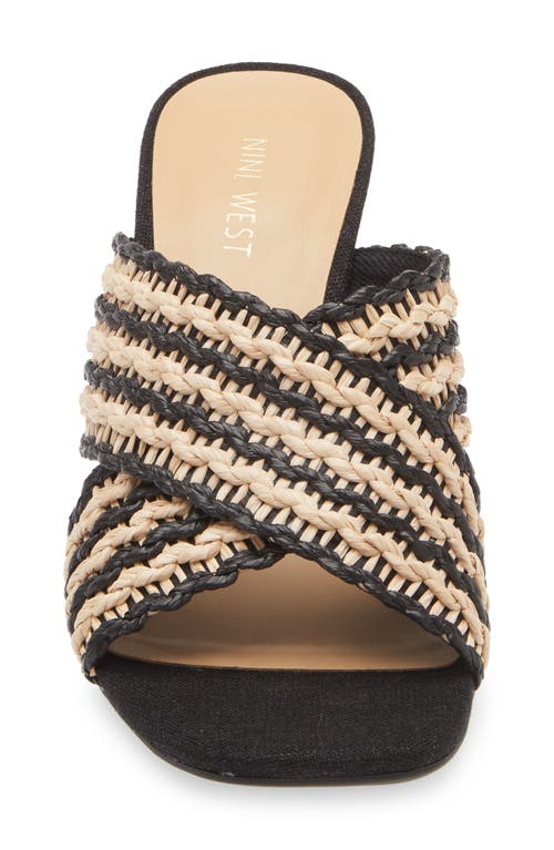 Nine West Novela Slide Sandal In Black