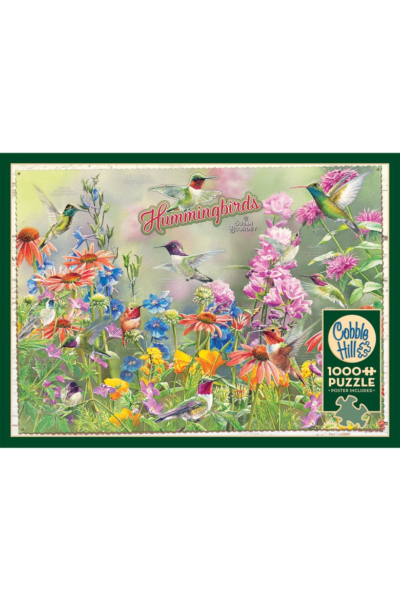 Hummingbirds 1000 Piece Puzzle, Alternate, color, Multicolored