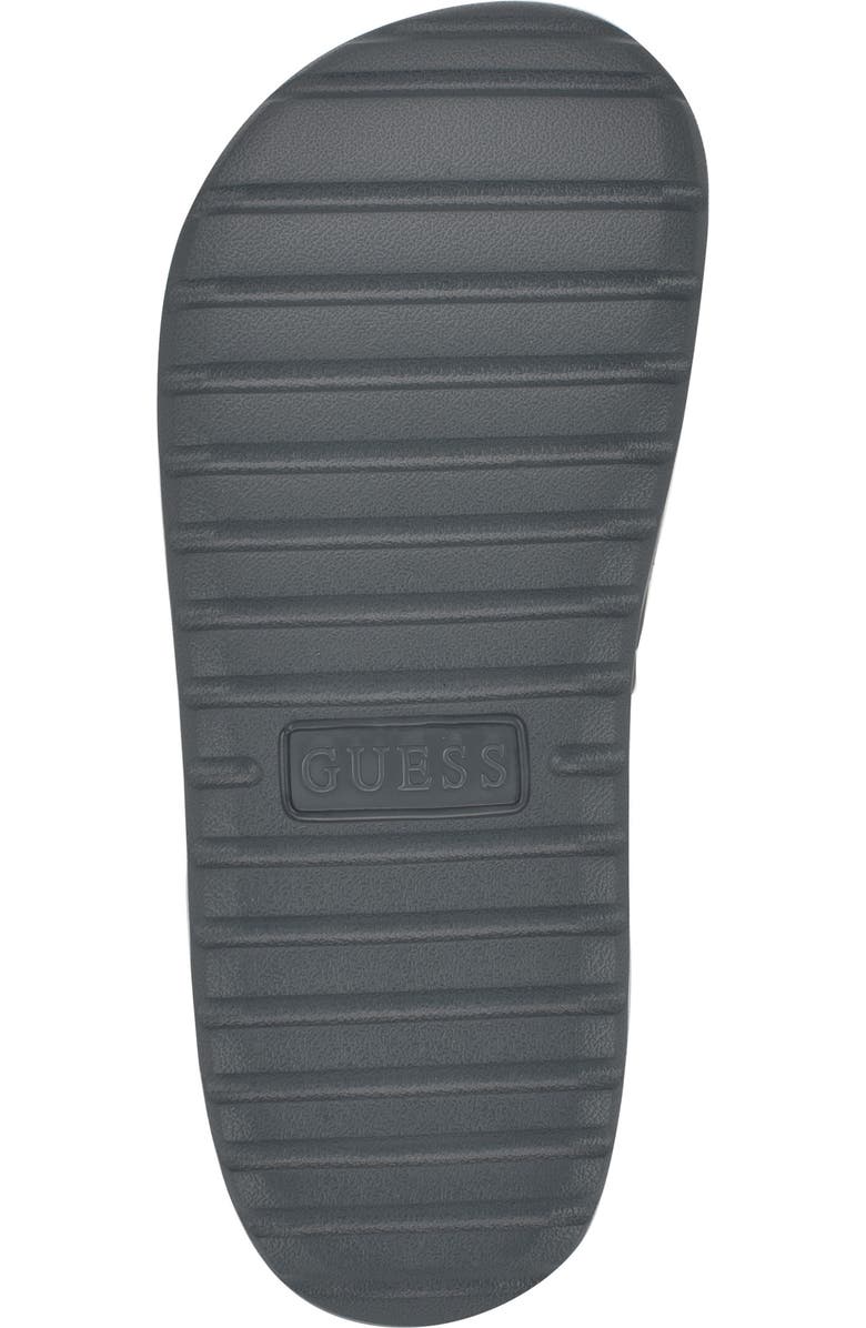 GUESS Moliano Slide Sandal, Alternate, color, Dark Grey Blue