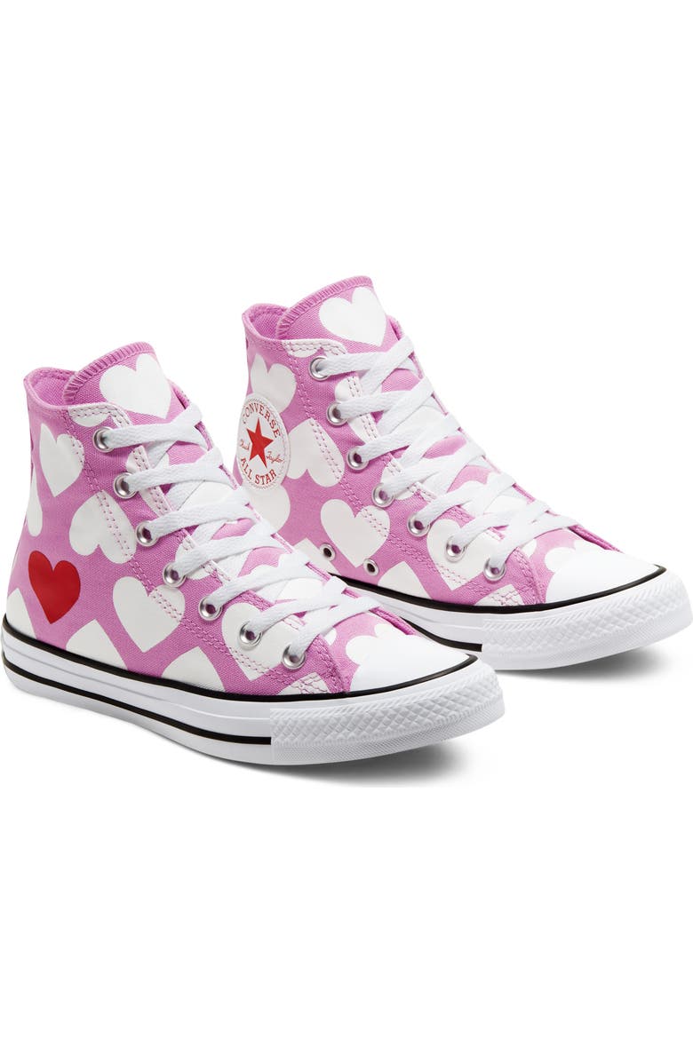 Converse Chuck Taylor<sup>®</sup> All Star<sup>®</sup> Heart High Top Sneaker, Main, color,