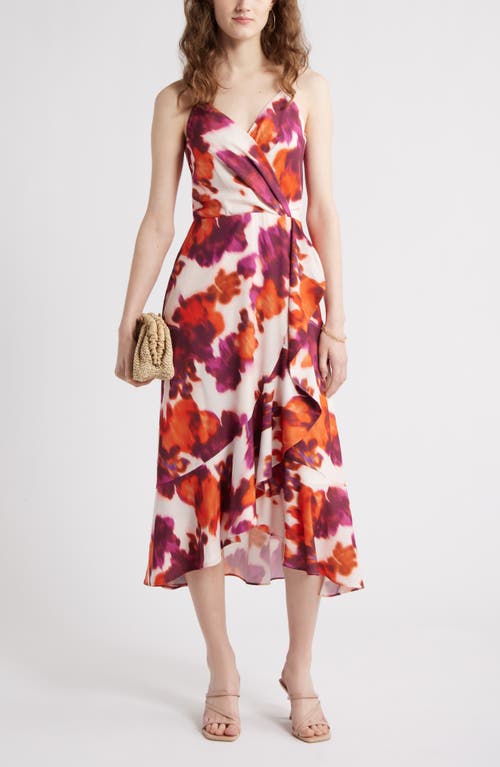 Chelsea28 Faux Wrap Midi Dress