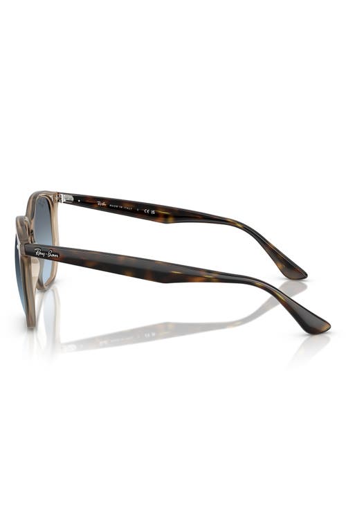 Ray Ban Ray-ban 54mm Gradient Round Sunglasses In Blue Grad