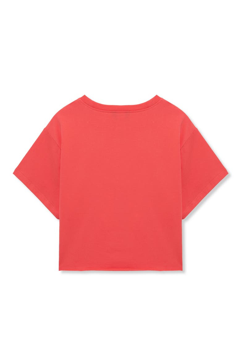 Kids' Rock Star Embellished Cotton Graphic T-Shirt, Alternate, color, DARK PINK