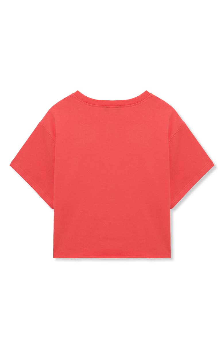 Truce Kids' Rock Star Embellished Cotton Graphic T-Shirt, Alternate, color, Dark Pink