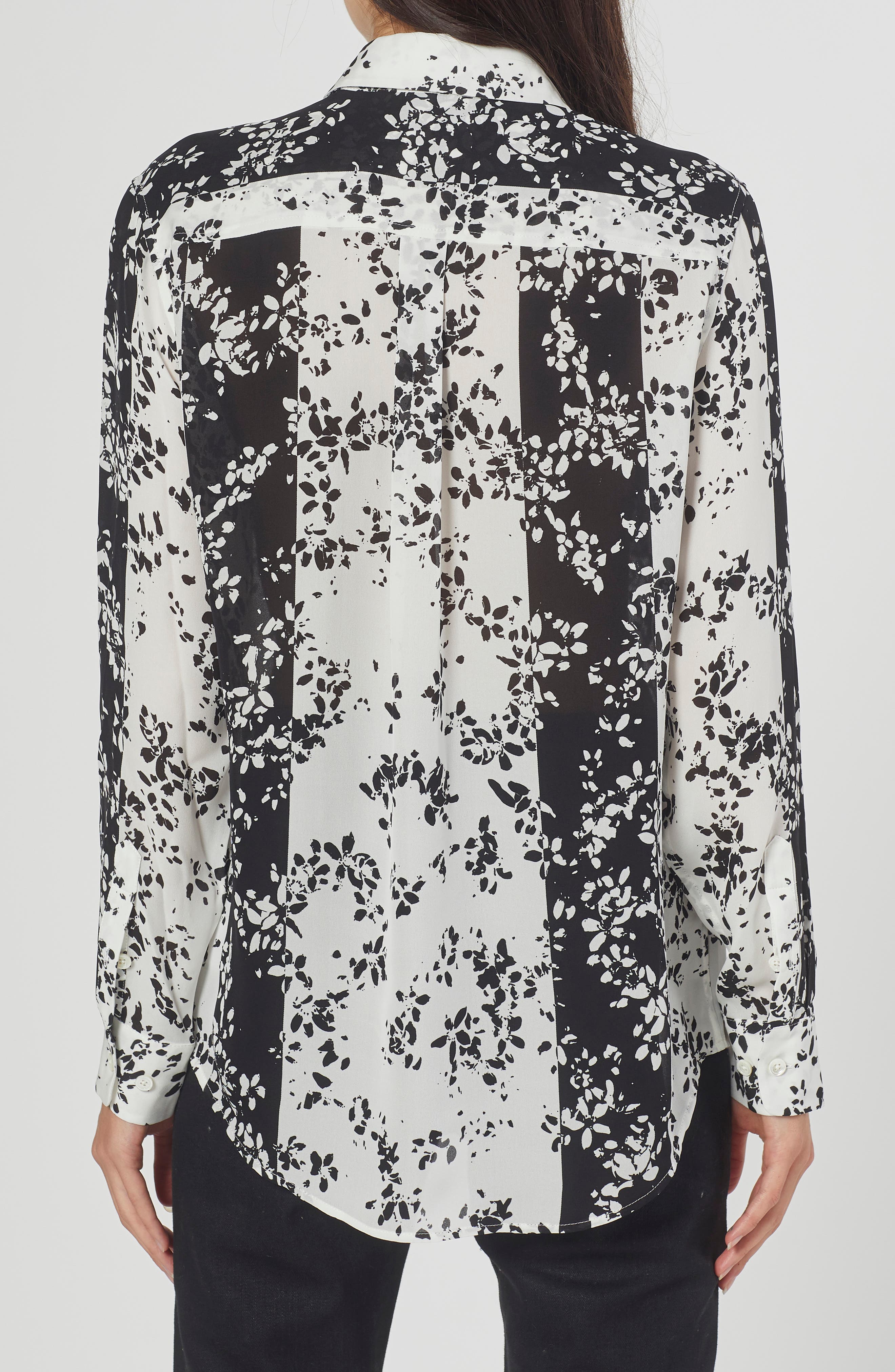 Equipment Signature Floral Silk Blouse (Women) | Nordstromrack