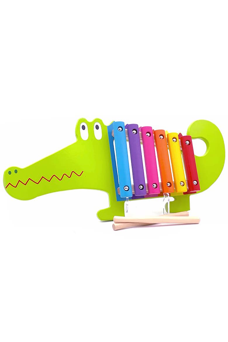 Xylophone Crocodile, Developmental Toy, Ages 3+, Alternate, color, Multicolored