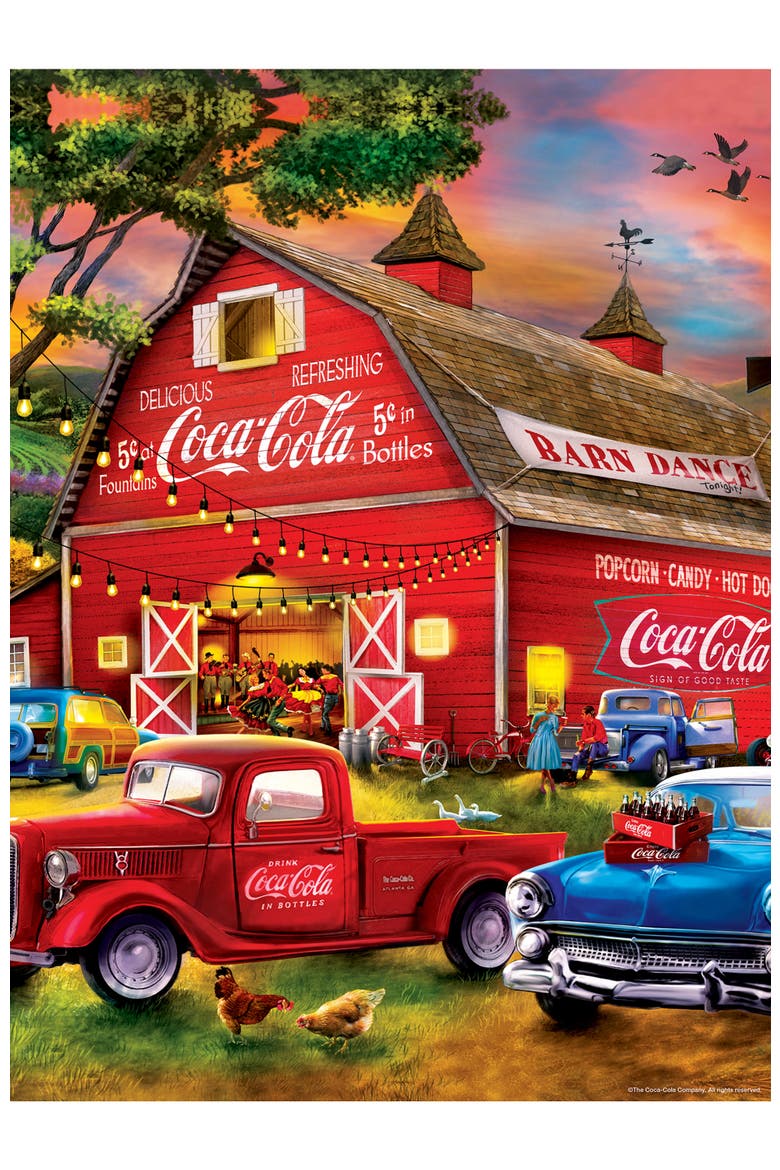 Coca-Cola 500 Piece Puzzles 3-Pack, Alternate, color, Multicolor