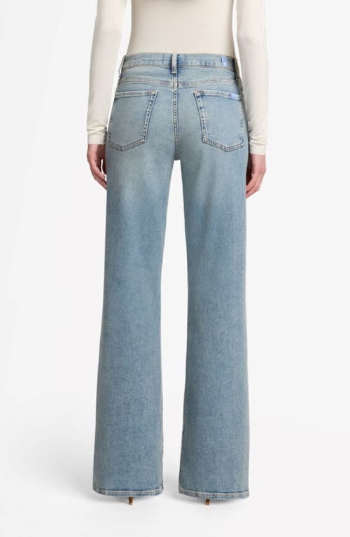 7 For All Mankind Alexa High Waist Straight Leg Jeans In Blue