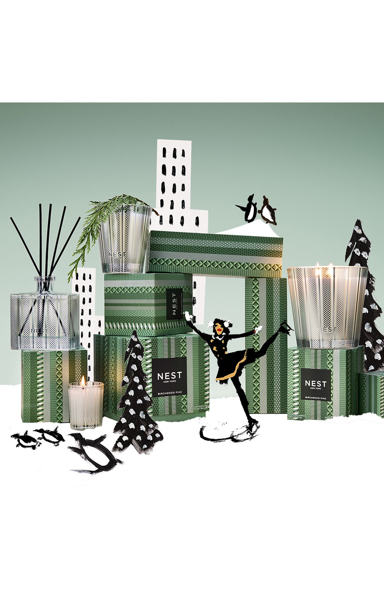 Birchwood Pine Votive Candle - Thumbnail 5