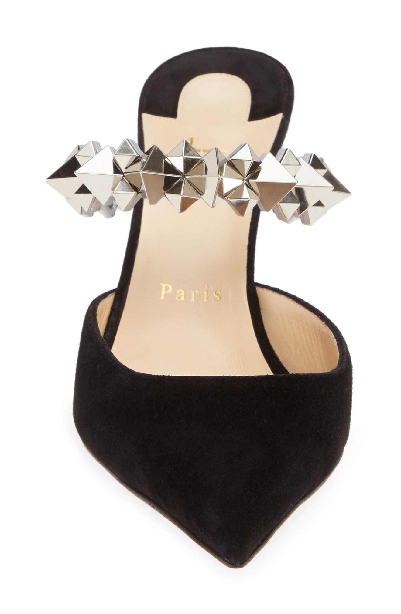 Christian Louboutin Planet Choc Embellished Mule, Alternate, color, 