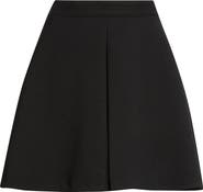 Versace Lightweight Natté Virgin Wool A-Line Skirt
