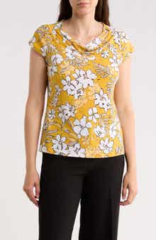 KASPER Cowl Neck Top