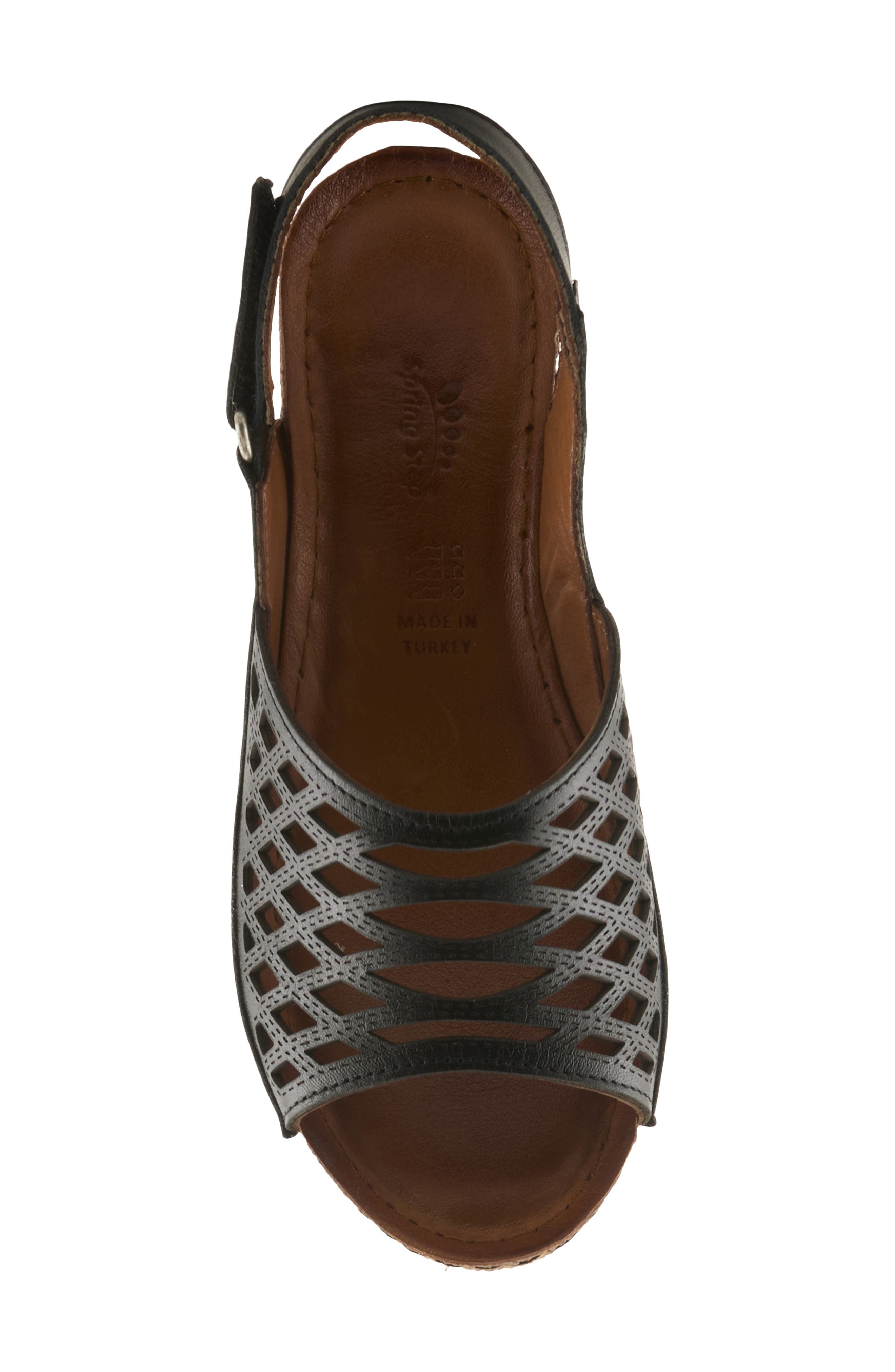 Spring Step Denair Sandal, Alternate, color, Black